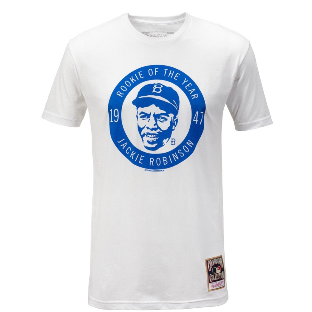 Jackie Robinson Rookie-of-the-Year Tee Cooperstown Collection Mitchell & Ness XL